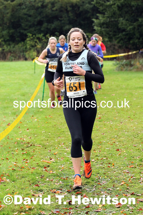 Senior womens 2021 NEHL Lambton Castle near Chester le Street, County Durham. Photo: David T. Hewitson/Sports for All Pics